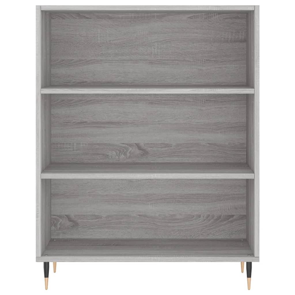 vidaXL Ντουλάπι Sonoma Γκρι 69,5x32,5x180 εκ. Επεξεργασμένο Ξύλο