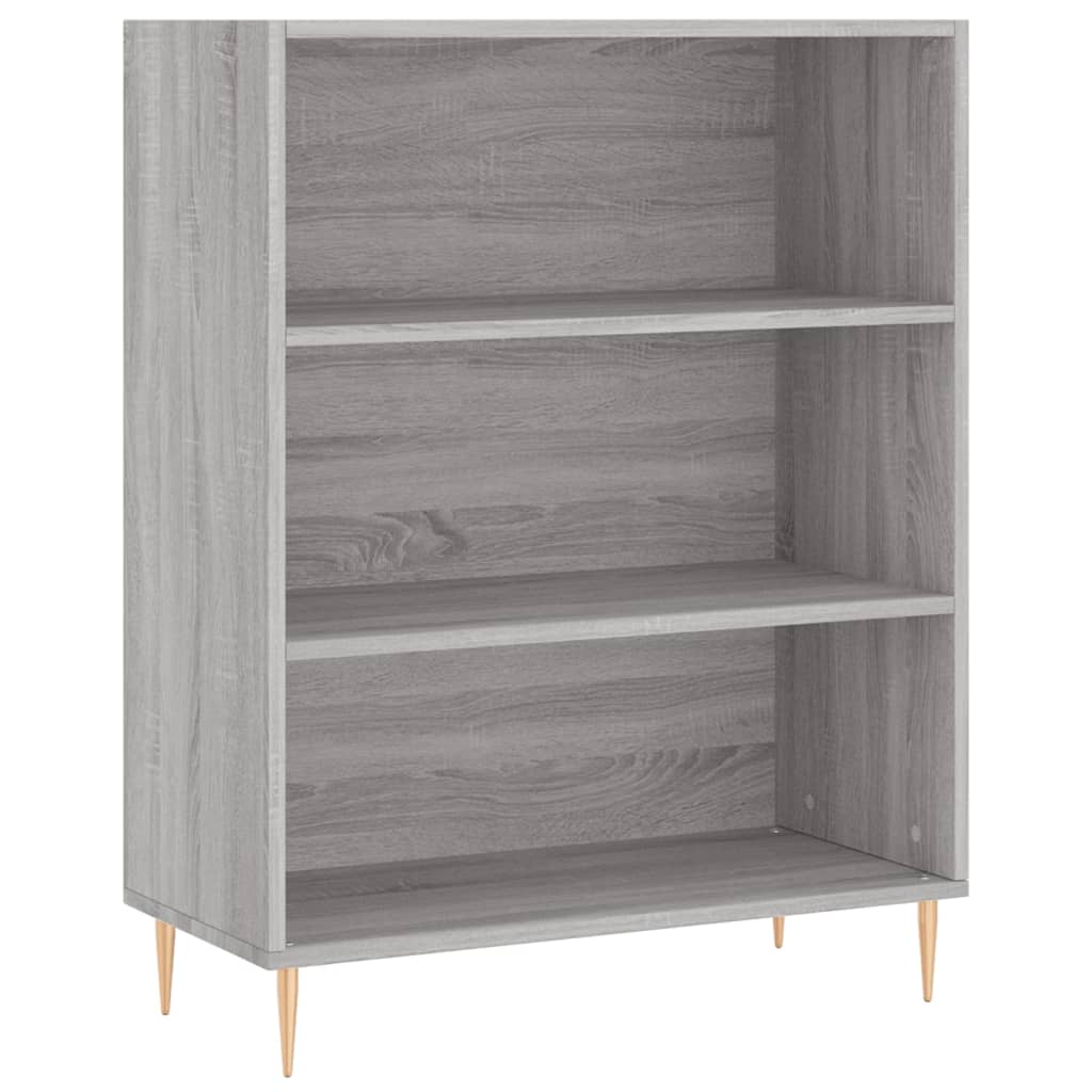 vidaXL Ντουλάπι Sonoma Γκρι 69,5x32,5x180 εκ. Επεξεργασμένο Ξύλο