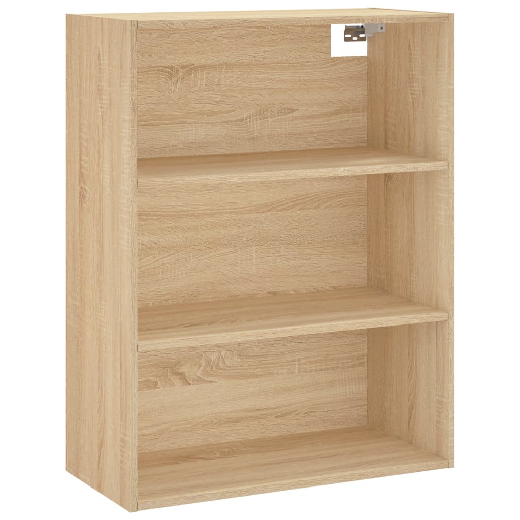 vidaXL Ντουλάπι Sonoma δρυς 69,5 x 34 x 180 εκ. από Επεξεργασμένο Ξύλο