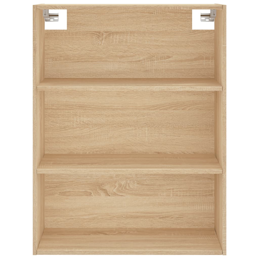 vidaXL Ντουλάπι Sonoma δρυς 69,5 x 34 x 180 εκ. από Επεξεργασμένο Ξύλο