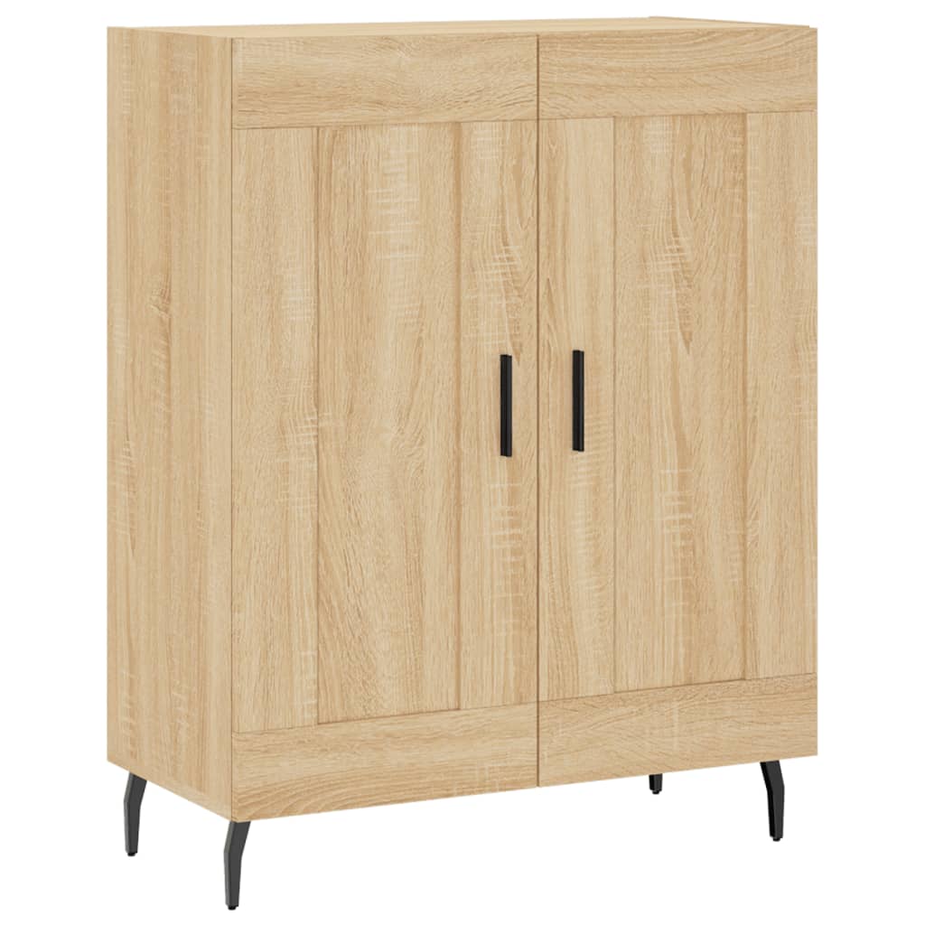 vidaXL Ντουλάπι Sonoma δρυς 69,5 x 34 x 180 εκ. από Επεξεργασμένο Ξύλο