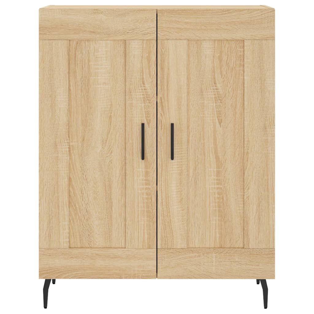 vidaXL Ντουλάπι Sonoma δρυς 69,5 x 34 x 180 εκ. από Επεξεργασμένο Ξύλο