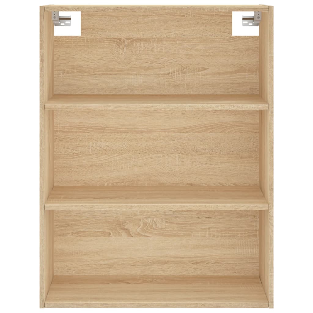 vidaXL Ντουλάπι Sonoma δρυς 69,5 x 34 x 180 εκ. από Επεξεργασμένο Ξύλο