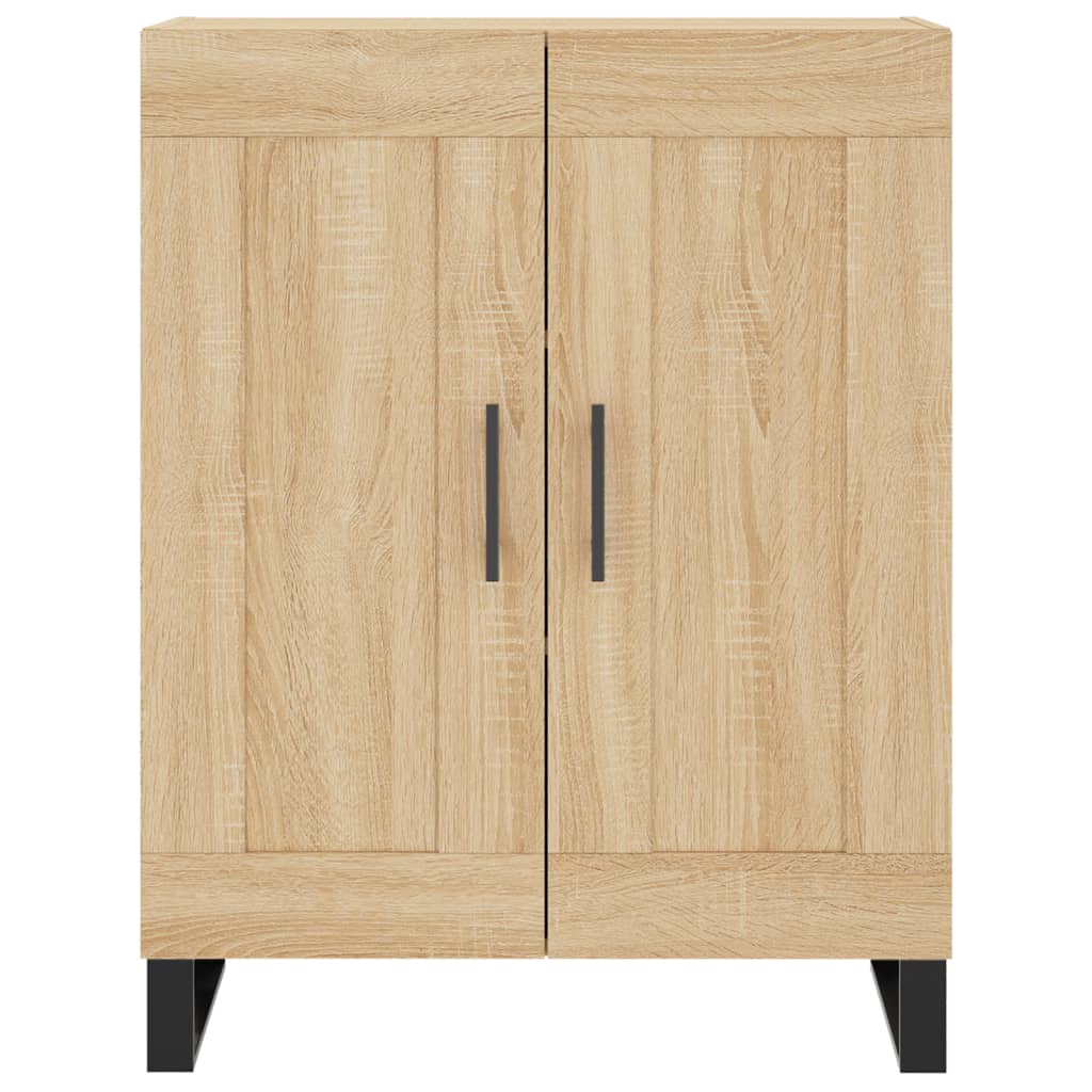 vidaXL Ντουλάπι Sonoma δρυς 69,5 x 34 x 180 εκ. από Επεξεργασμένο Ξύλο