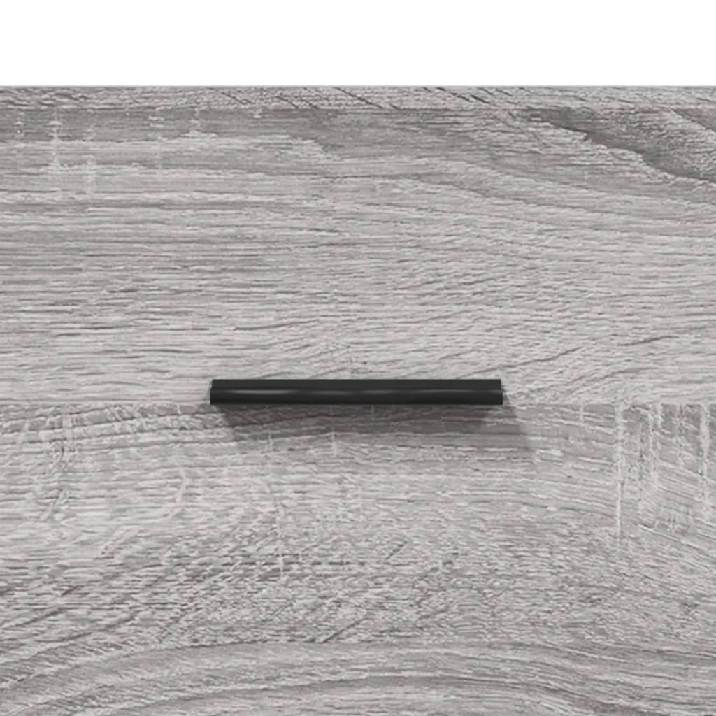 vidaXL Ντουλάπι Γκρι Sonoma 69,5 x 34 x 180 εκ. Επεξεργασμένο Ξύλο