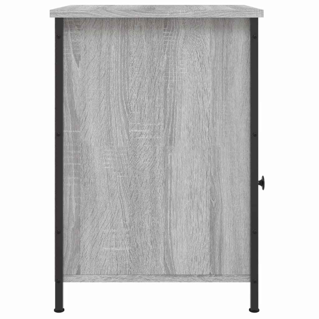 vidaXL Κομοδίνα 2 τεμ. Γκρι Sonoma 40x42x60εκ. από Επεξεργασμένο Ξύλο