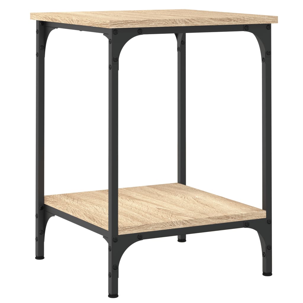 vidaXL Τραπεζάκι Σαλονιού Sonoma Δρυς 40 x 40 x 55 εκ. Επεξεργ. Ξύλο