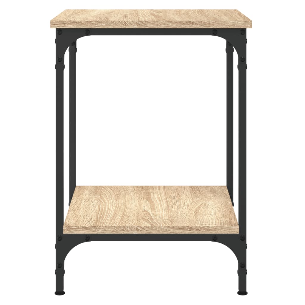 vidaXL Τραπεζάκι Σαλονιού Sonoma Δρυς 40 x 40 x 55 εκ. Επεξεργ. Ξύλο