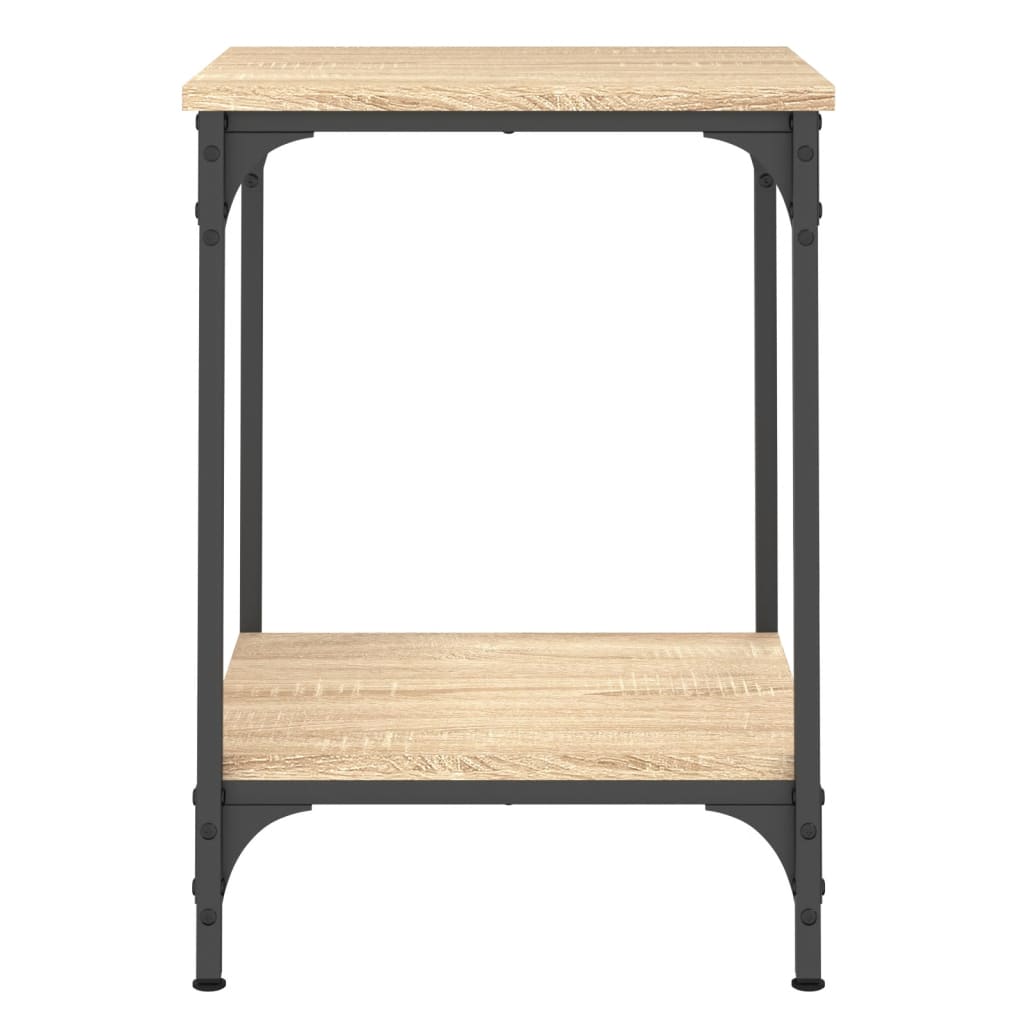 vidaXL Τραπεζάκι Σαλονιού Sonoma Δρυς 40 x 40 x 55 εκ. Επεξεργ. Ξύλο