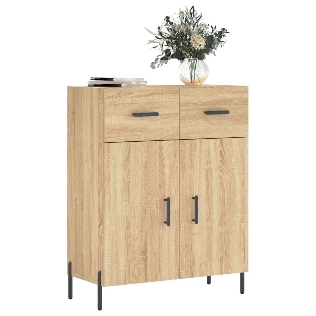 vidaXL Ντουλάπι Sonoma Δρυς 69,5 x 34 x 90 εκ. από Επεξεργασμένο Ξύλο