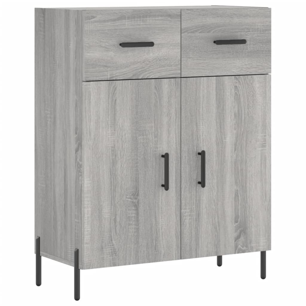 vidaXL Ντουλάπι Γκρι Sonoma 69,5 x 34 x 90 εκ. από Επεξεργασμένο Ξύλο