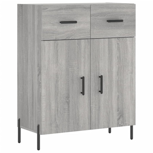 vidaXL Ντουλάπι Γκρι Sonoma 69,5 x 34 x 90 εκ. από Επεξεργασμένο Ξύλο