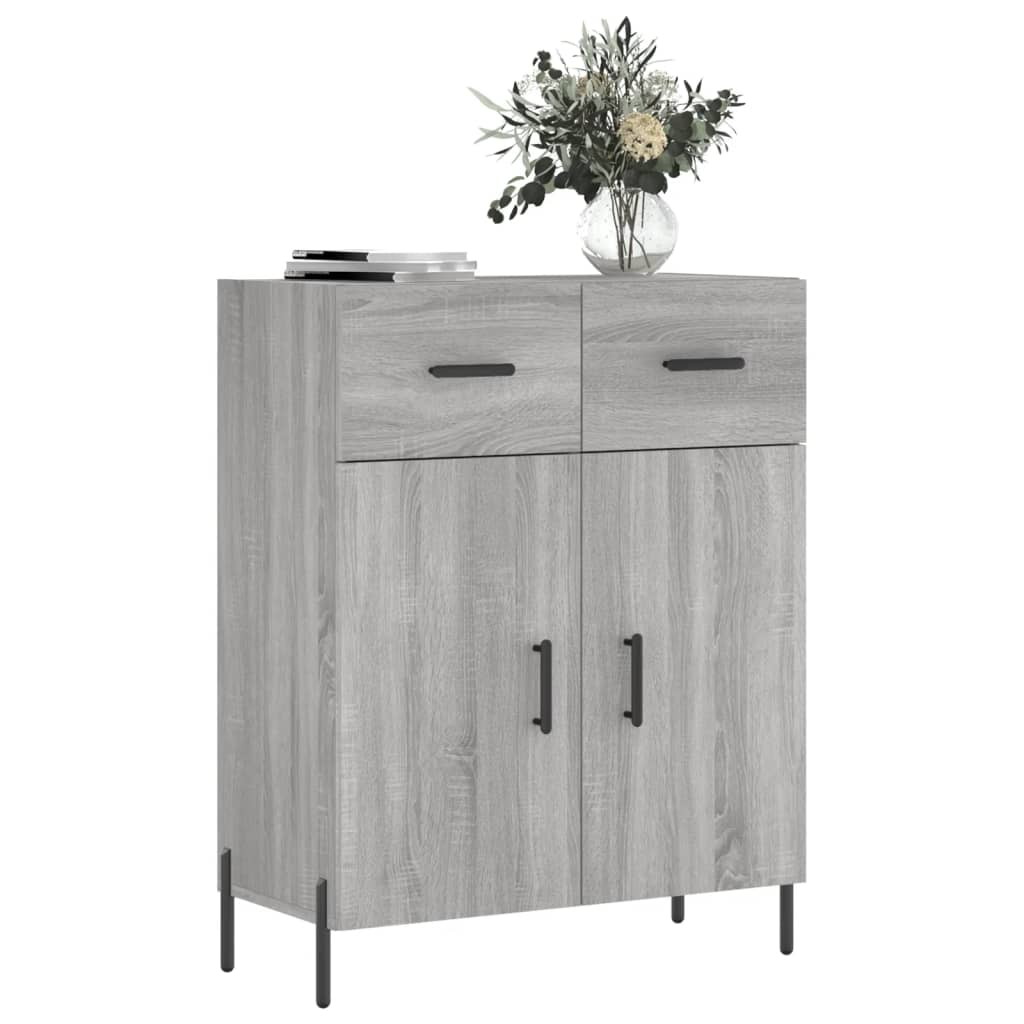 vidaXL Ντουλάπι Γκρι Sonoma 69,5 x 34 x 90 εκ. από Επεξεργασμένο Ξύλο
