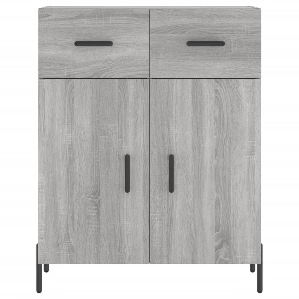 vidaXL Ντουλάπι Γκρι Sonoma 69,5 x 34 x 90 εκ. από Επεξεργασμένο Ξύλο