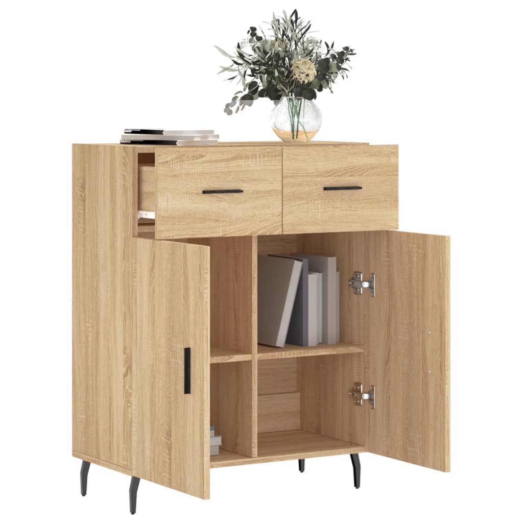 vidaXL Ντουλάπι Sonoma Δρυς 69,5 x 34 x 90 εκ. από Επεξεργασμένο Ξύλο