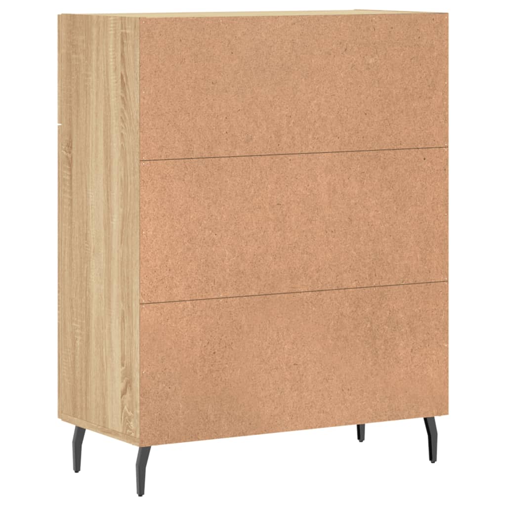 vidaXL Ντουλάπι Sonoma Δρυς 69,5 x 34 x 90 εκ. από Επεξεργασμένο Ξύλο