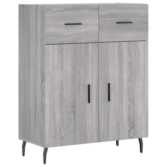 vidaXL Ντουλάπι Γκρι Sonoma 69,5 x 34 x 90 εκ. από Επεξεργασμένο Ξύλο