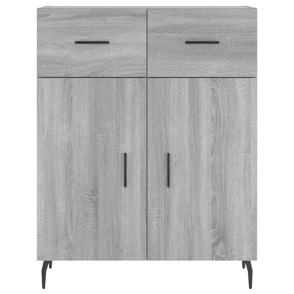 vidaXL Ντουλάπι Γκρι Sonoma 69,5 x 34 x 90 εκ. από Επεξεργασμένο Ξύλο
