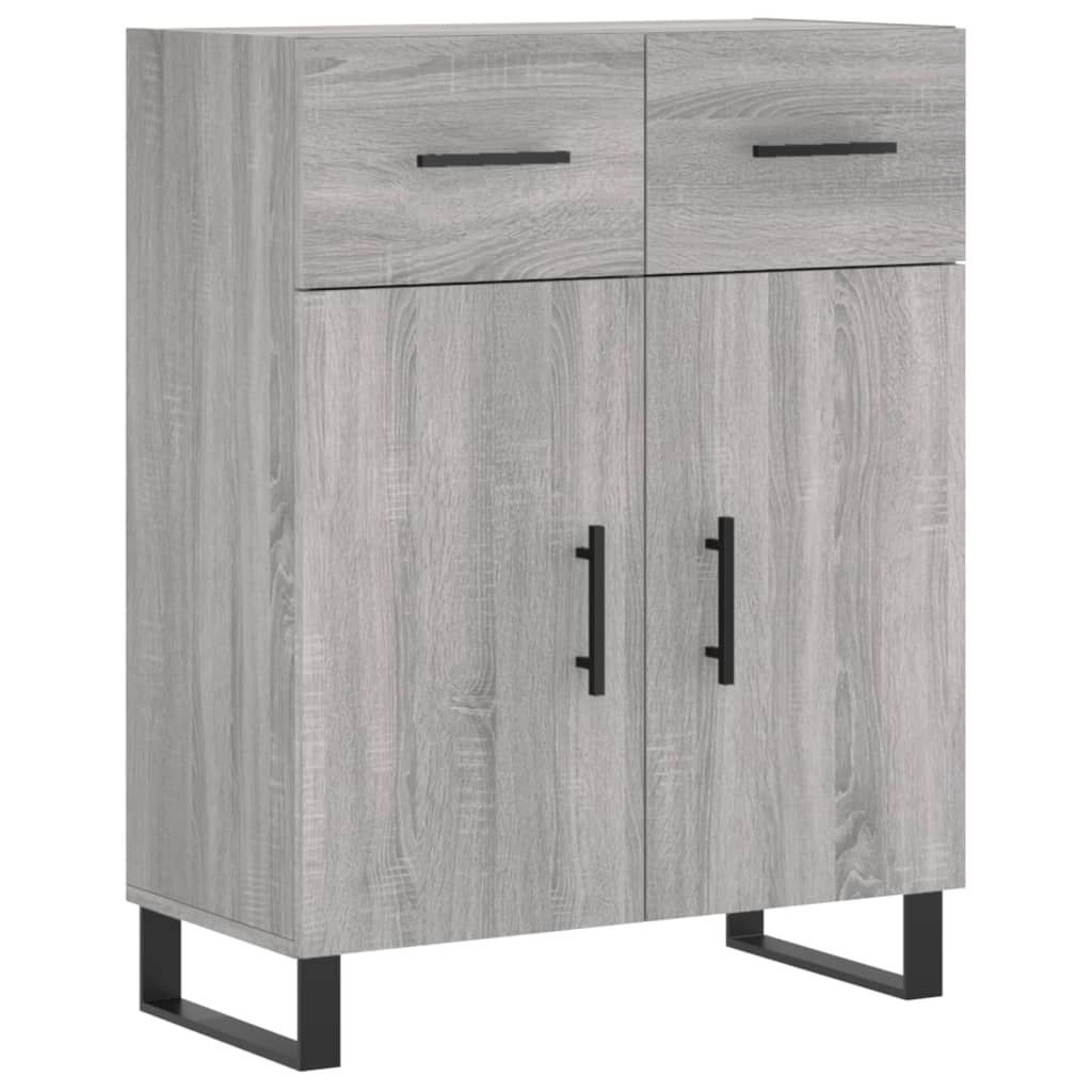 vidaXL Ντουλάπι Γκρι Sonoma 69,5 x 34 x 90 εκ. από Επεξεργασμένο Ξύλο