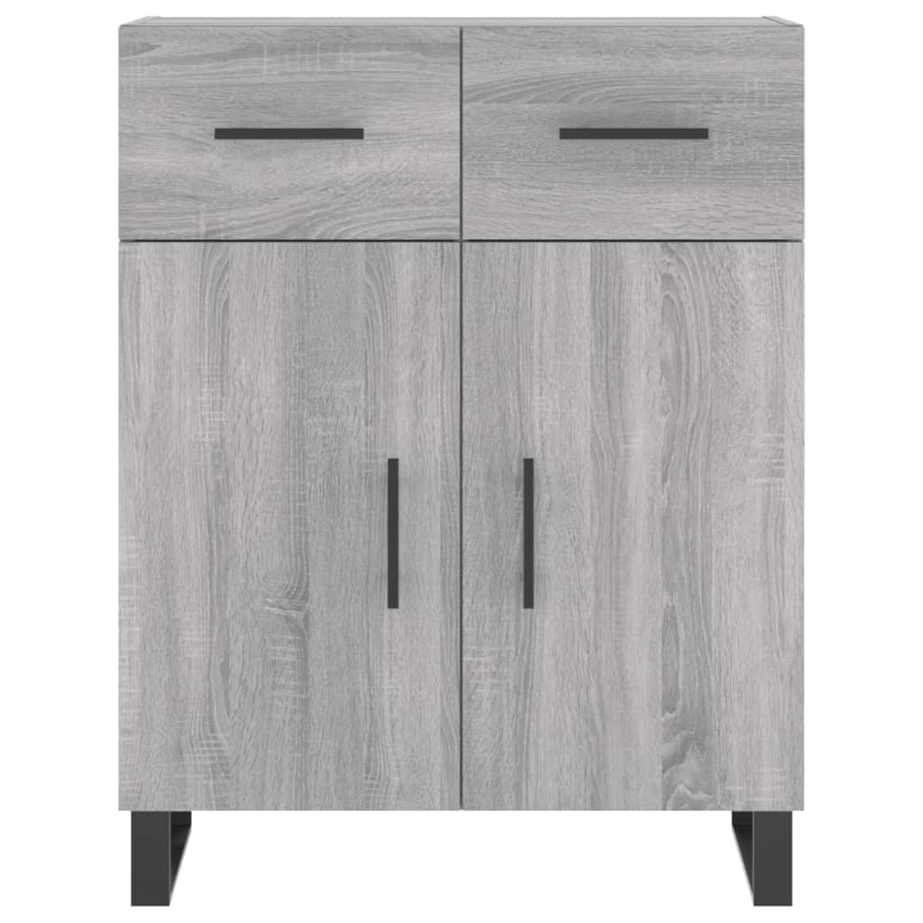 vidaXL Ντουλάπι Γκρι Sonoma 69,5 x 34 x 90 εκ. από Επεξεργασμένο Ξύλο