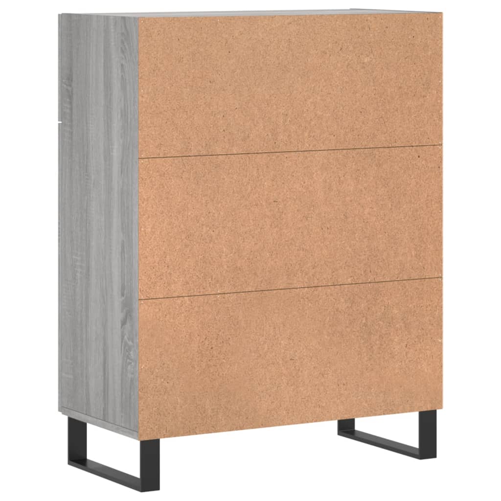 vidaXL Ντουλάπι Γκρι Sonoma 69,5 x 34 x 90 εκ. από Επεξεργασμένο Ξύλο