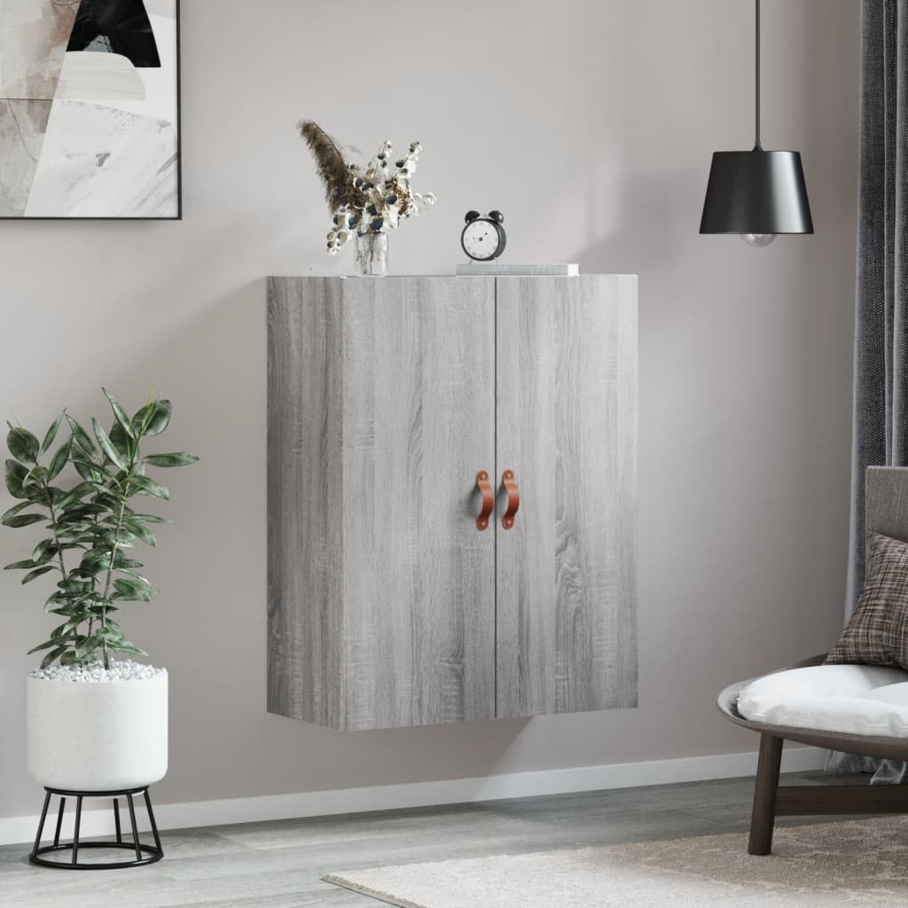 vidaXL Ντουλάπι Τοίχου Γκρι Sonoma 69,5 x 34 x 90 εκ.