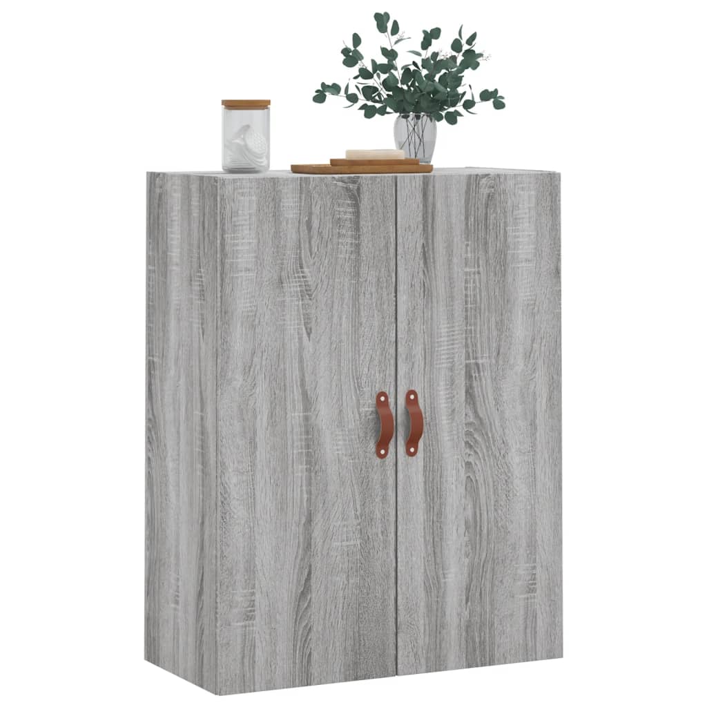 vidaXL Ντουλάπι Τοίχου Γκρι Sonoma 69,5 x 34 x 90 εκ.