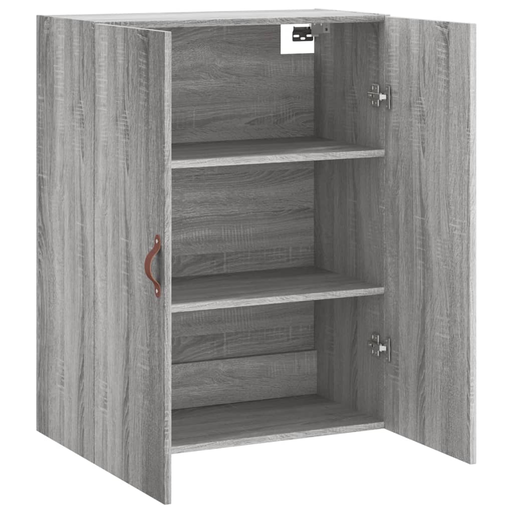 vidaXL Ντουλάπι Τοίχου Γκρι Sonoma 69,5 x 34 x 90 εκ.