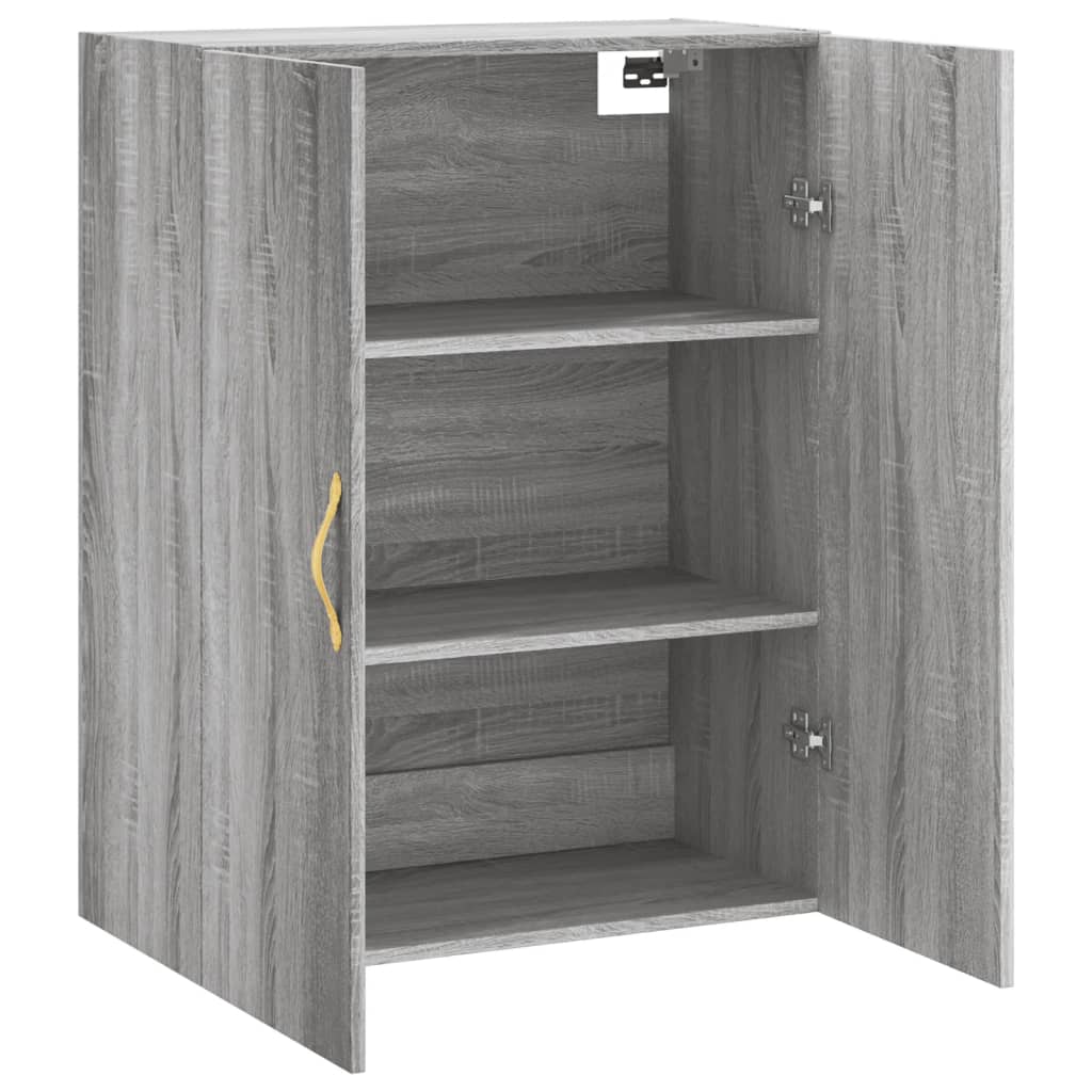 vidaXL Ντουλάπι Τοίχου Γκρι Sonoma 69,5 x 34 x 90 εκ.
