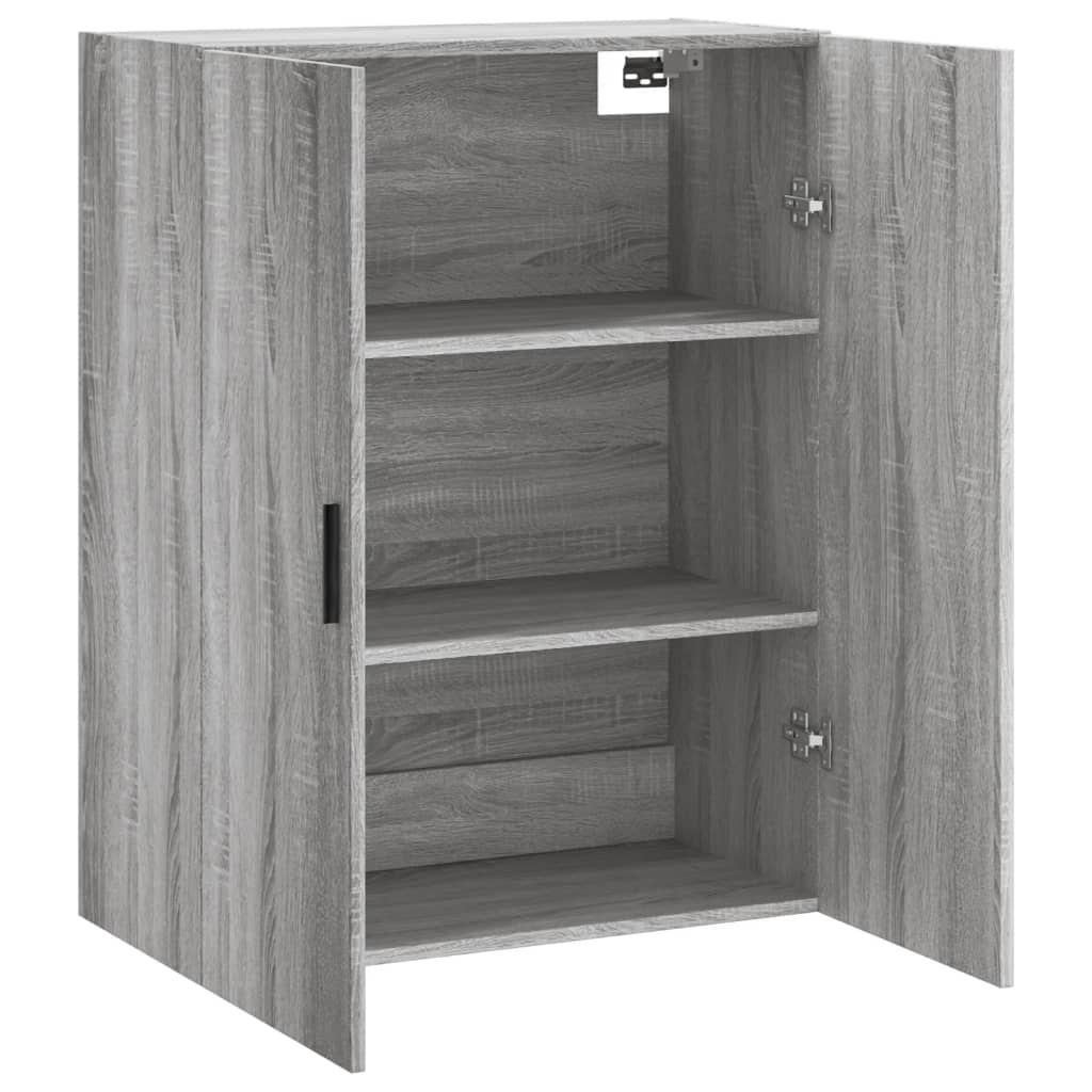 vidaXL Ντουλάπι Τοίχου Γκρι Sonoma 69,5 x 34 x 90 εκ.