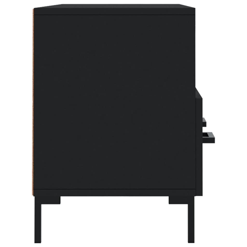 vidaXL Έπιπλο Τηλεόρασης Μαύρο 102 x 36 x 50 εκ. από Επεξεργ. Ξύλο