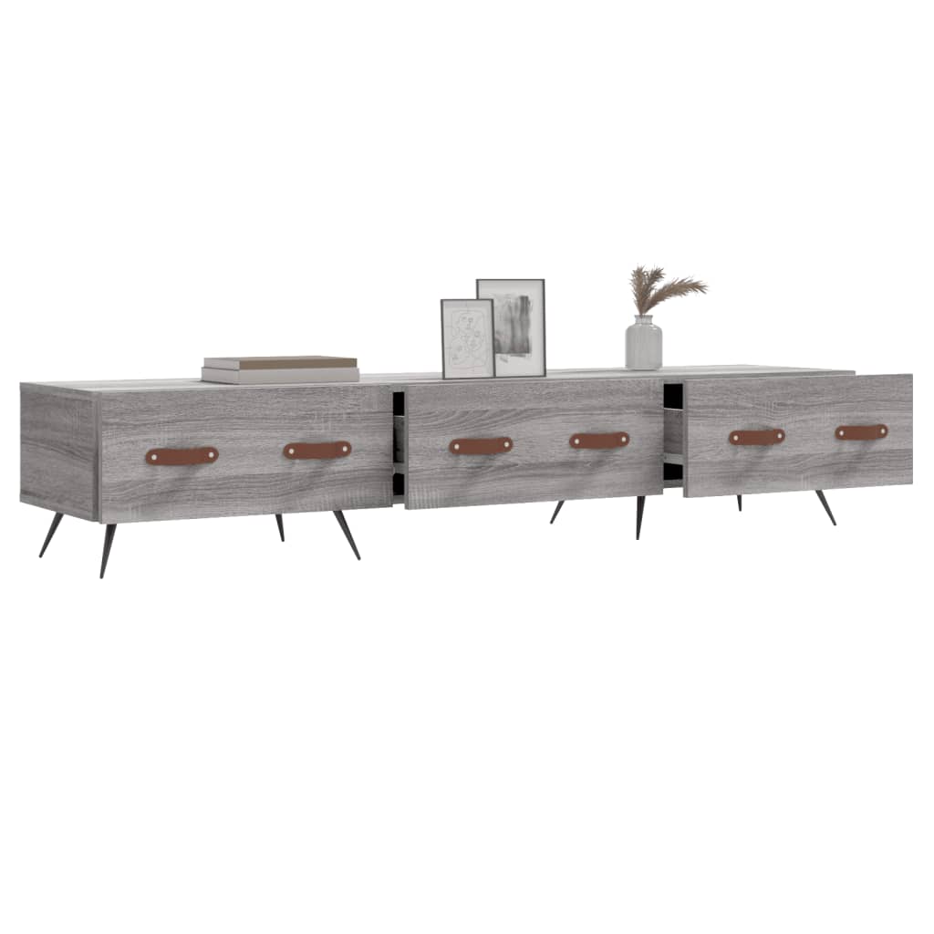 vidaXL Έπιπλο Τηλεόρασης Γκρι Sonoma 150 x 36 x 30 εκ. Επεξεργ. Ξύλο