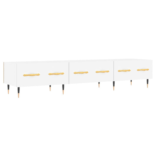 vidaXL Έπιπλο Τηλεόρασης Λευκό 150 x 36 x 30 εκ. Επεξεργασμένο Ξύλο