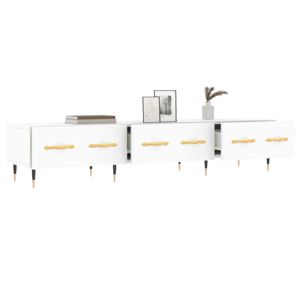 vidaXL Έπιπλο Τηλεόρασης Λευκό 150 x 36 x 30 εκ. Επεξεργασμένο Ξύλο