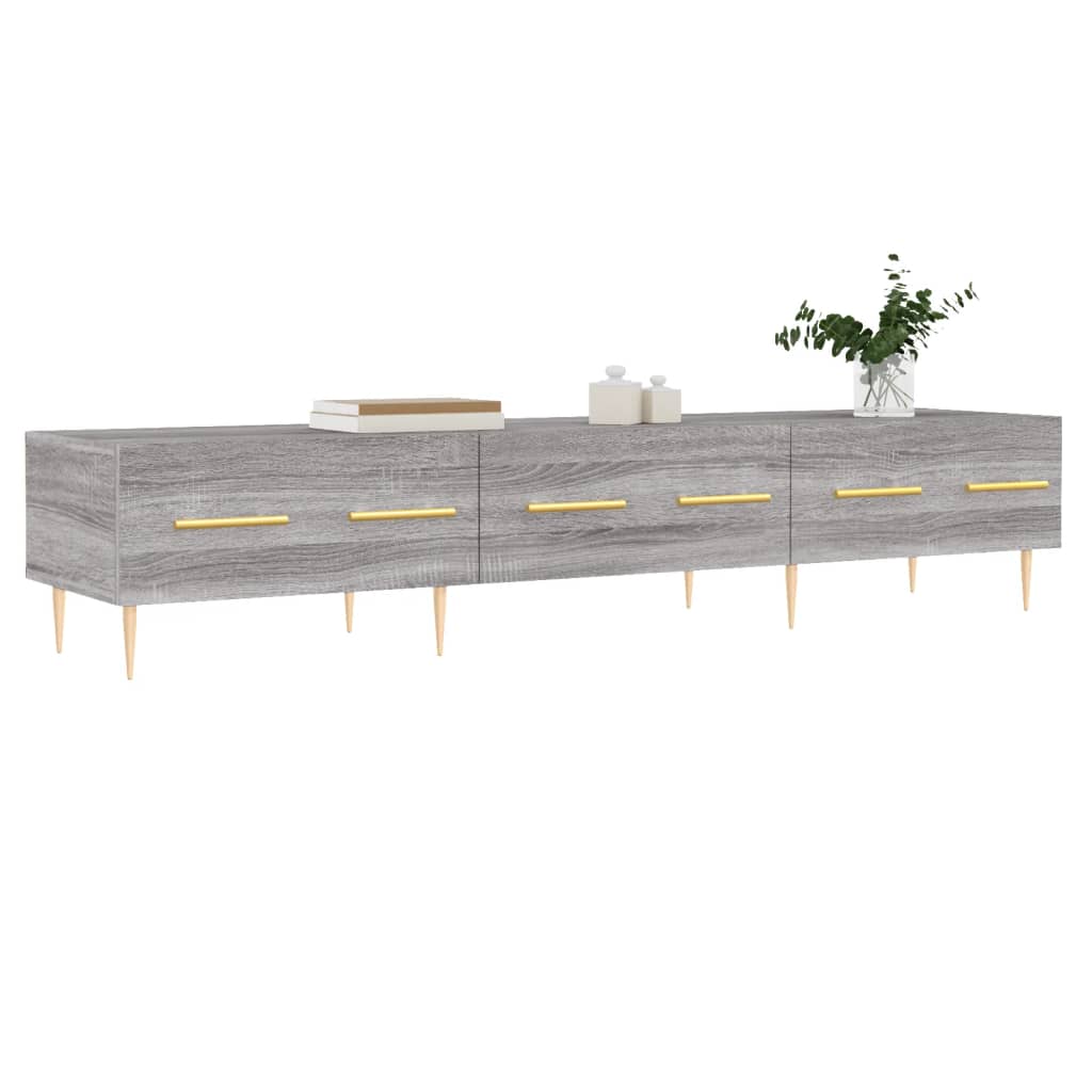vidaXL Έπιπλο Τηλεόρασης Γκρι Sonoma 150 x 36 x 30 εκ. Επεξεργ. Ξύλο