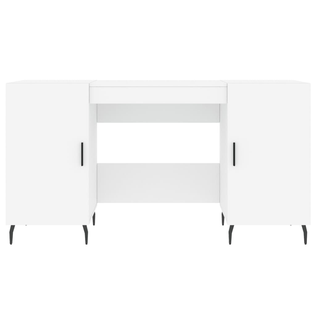 vidaXL Γραφείο Λευκό 140 x 50 x 75 εκ. από Επεξεργασμένο Ξύλο