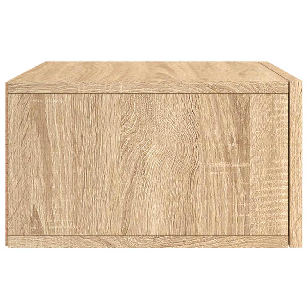 vidaXL Κομοδίνα Επιτοίχια Sonoma Δρυς 35 x 35 x 20 εκ.