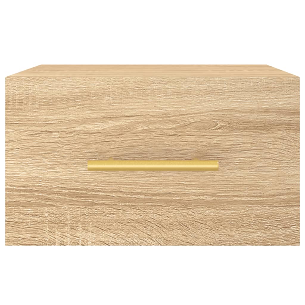 vidaXL Κομοδίνα Επιτοίχια Sonoma Δρυς 35 x 35 x 20 εκ.