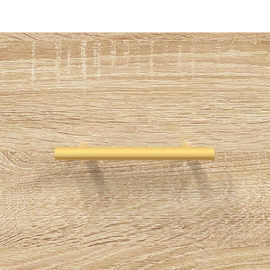 vidaXL Κομοδίνα Επιτοίχια Sonoma Δρυς 35 x 35 x 20 εκ.