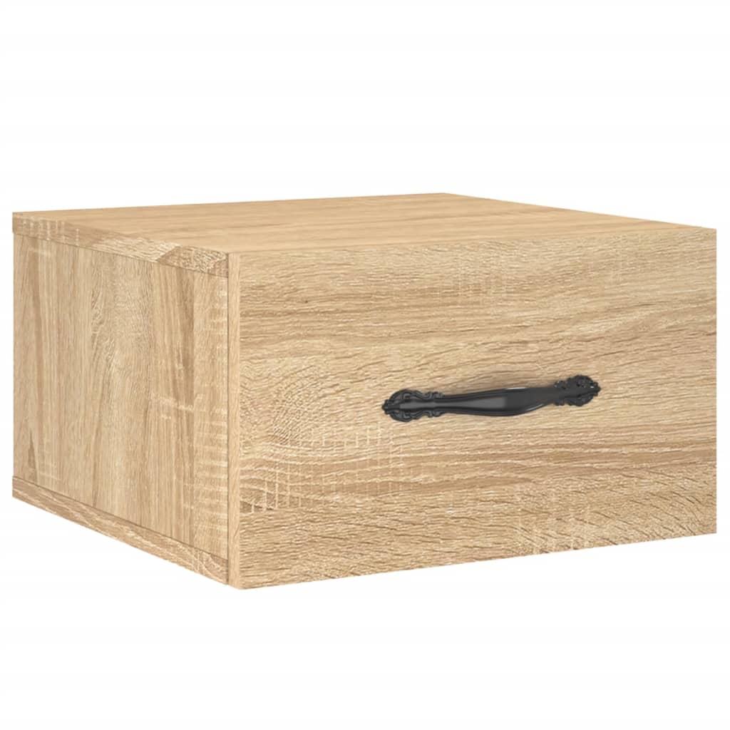 vidaXL Κομοδίνα Επιτοίχια Sonoma Δρυς 35 x 35 x 20 εκ.