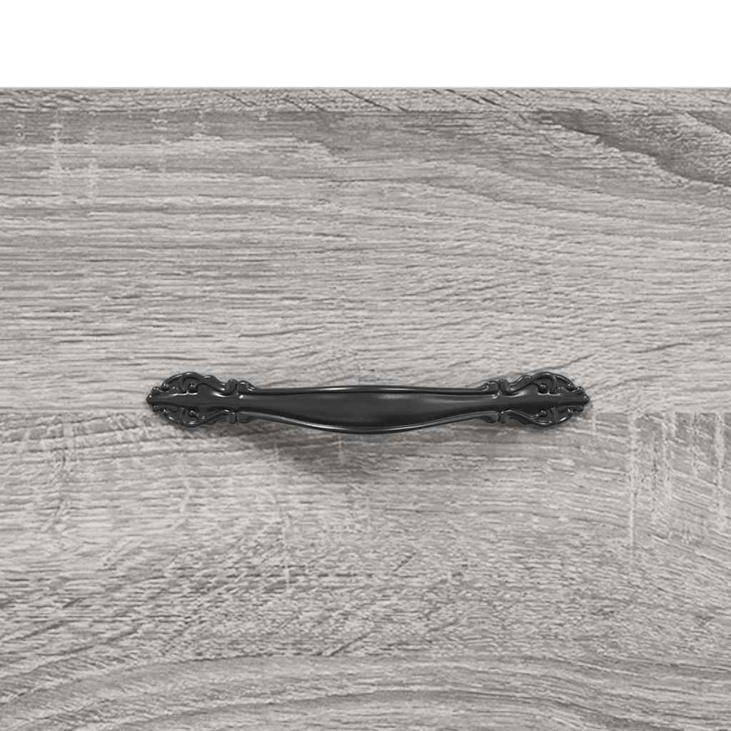 vidaXL Κομοδίνα Επιτοίχια Γκρι Sonoma 35 x 35 x 20 εκ.