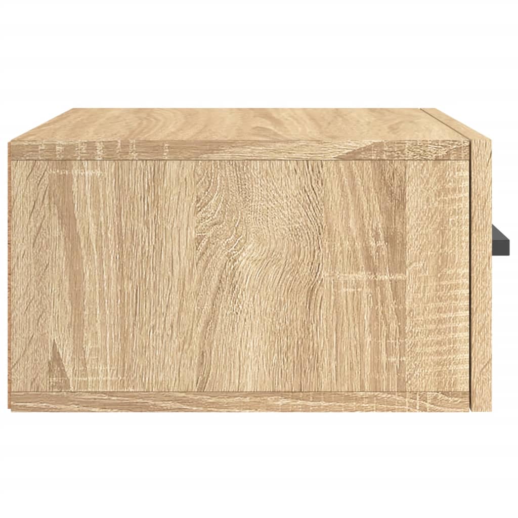 vidaXL Κομοδίνα Επιτοίχια Sonoma Δρυς 35 x 35 x 20 εκ.