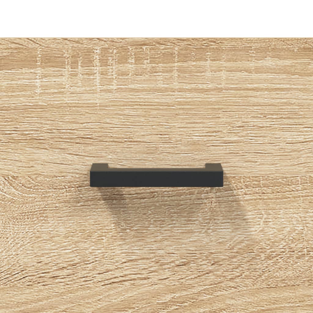 vidaXL Κομοδίνα Επιτοίχια 2 τεμ. Sonoma Δρυς 35 x 35 x 20 εκ.