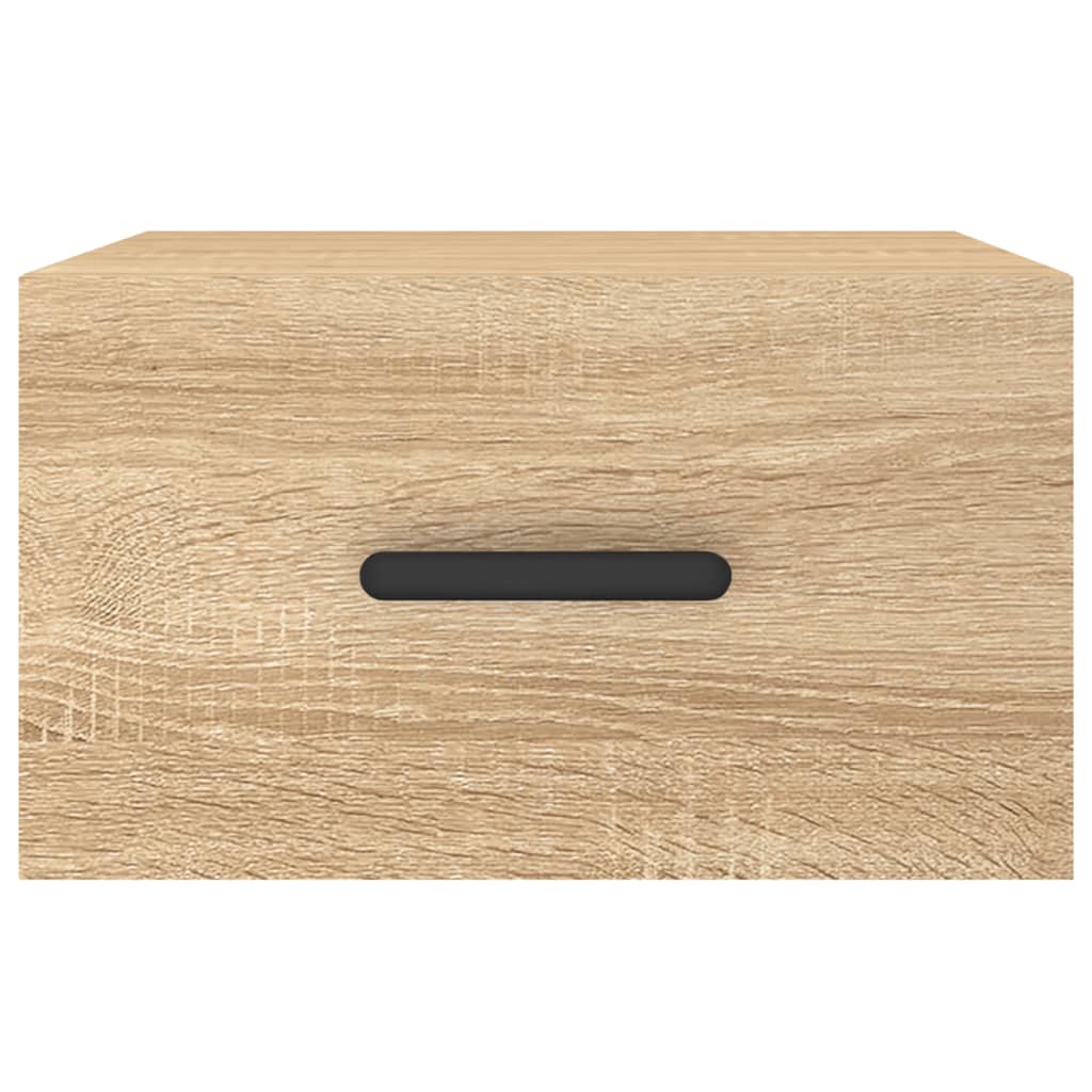 vidaXL Κομοδίνα Επιτοίχια Sonoma Δρυς 35 x 35 x 20 εκ.