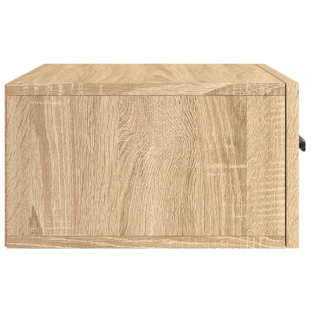 vidaXL Κομοδίνα Επιτοίχια Sonoma Δρυς 35 x 35 x 20 εκ.
