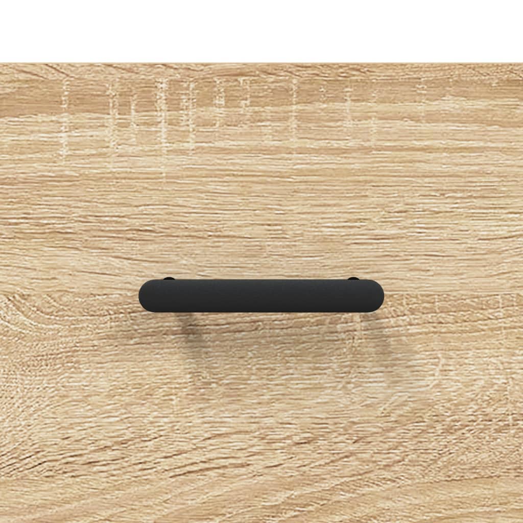 vidaXL Κομοδίνα Επιτοίχια Sonoma Δρυς 35 x 35 x 20 εκ.