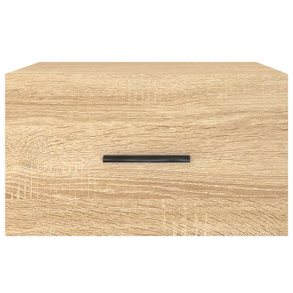 vidaXL Κομοδίνα Επιτοίχια Sonoma Δρυς 35 x 35 x 20 εκ.