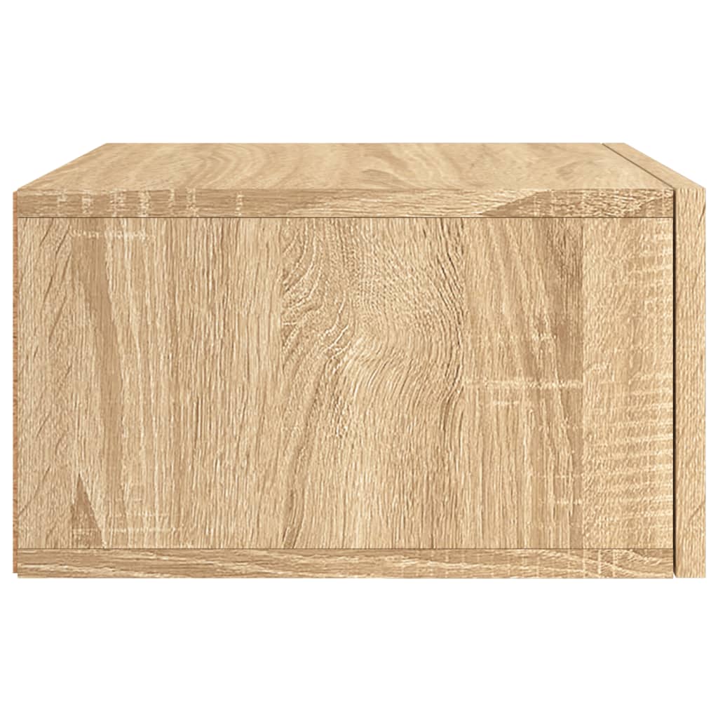 vidaXL Κομοδίνα Επιτοίχια Sonoma Δρυς 35 x 35 x 20 εκ.