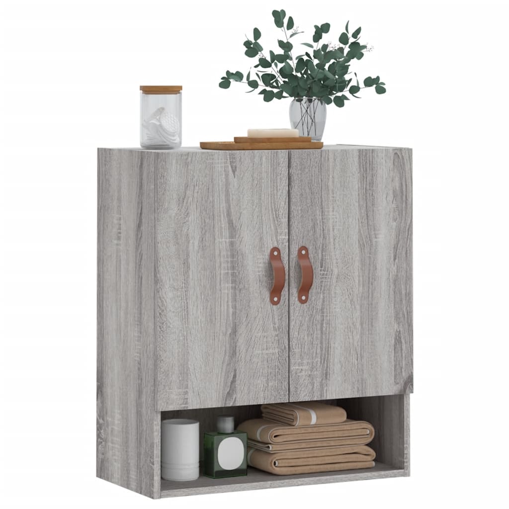 vidaXL Ντουλάπι Τοίχου Γκρι Sonoma 60x31x70εκ. Επεξεργασμένο Ξύλο