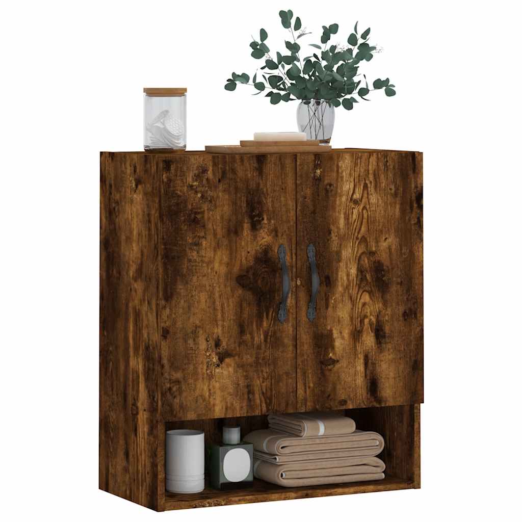 vidaXL Ντουλάπι Τοίχου Καπνιστή Δρυς 60x31x70 εκ. Επεξεργασμένο Ξύλο